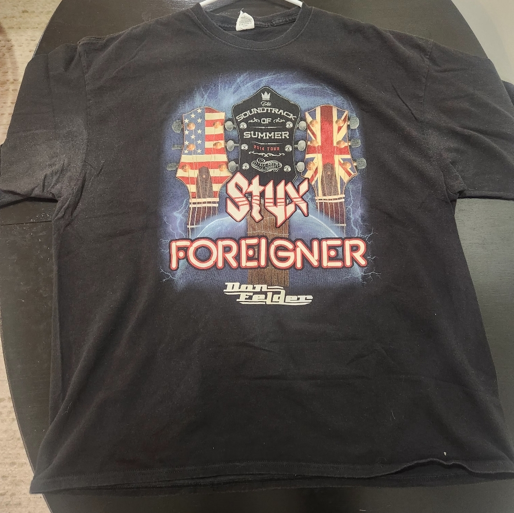 Styx & Foreigner 2014 Tour size 2XL